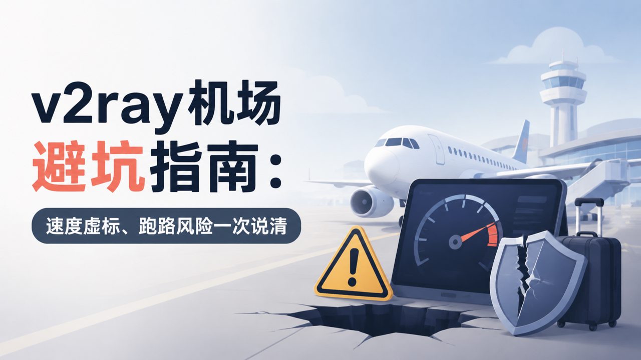 v2ray机场避坑指南：速度虚标、跑路风险一次说清