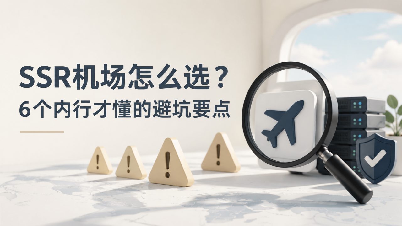 SSR机场怎么选？6个内行才懂的避坑要点