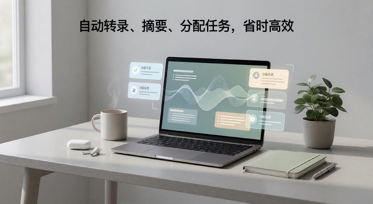 实测Meetly AI会议笔记：自动转录、摘要、分配任务，省时高效