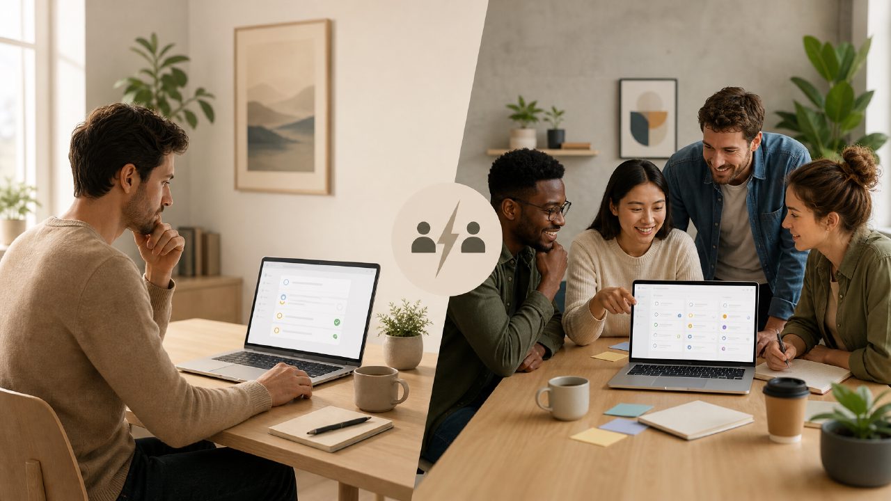 Taskly vs Taskade: The Solo vs Team Task Manager Showdown