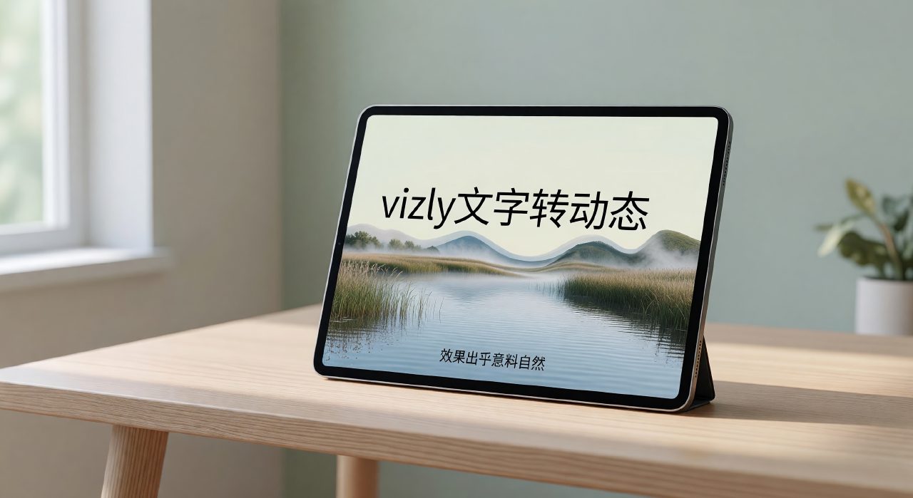实测免费AI视频工具：vizly文字转动态，效果出乎意料自然