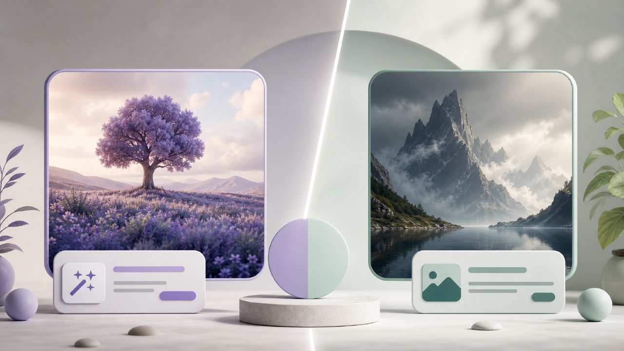 Vizly Text to Visuals vs. Midjourney: Free AI Image Generator Showdown