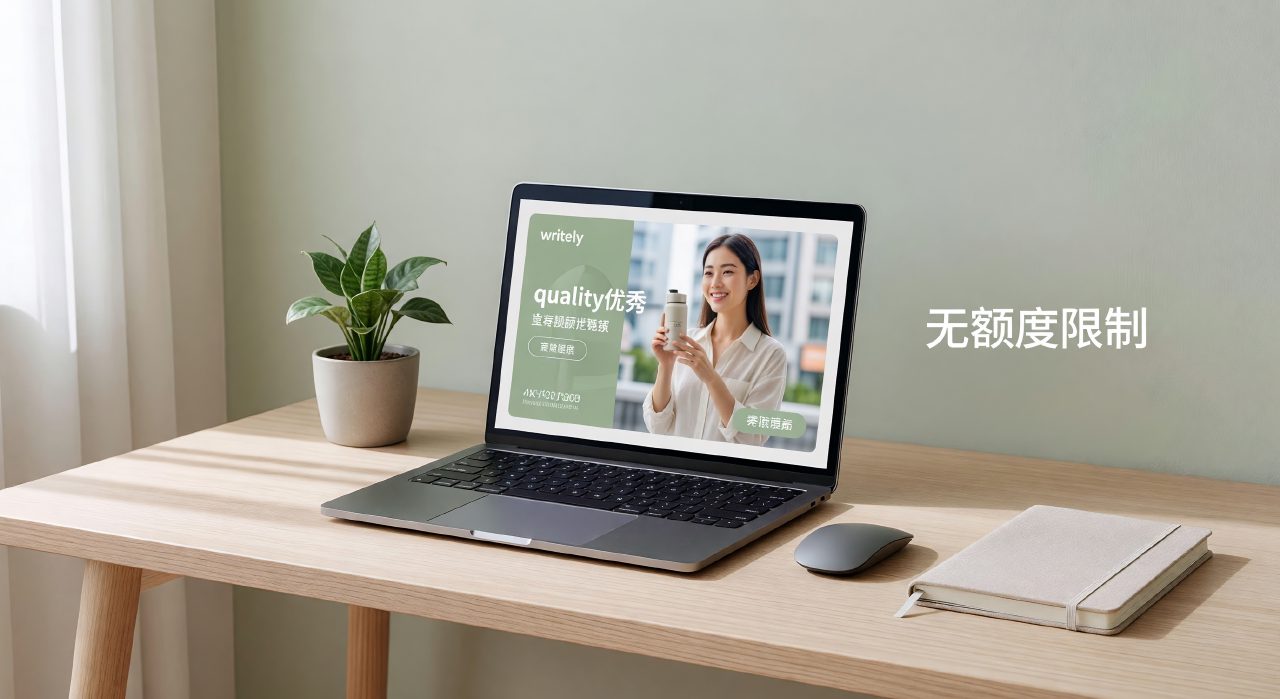亲测真正免费的AI视频广告脚本工具：writely无额度限制、质量优秀