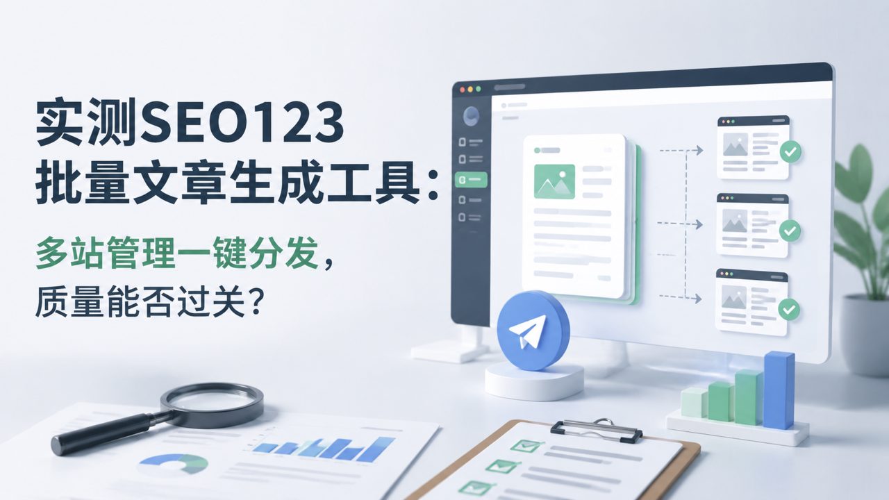 Testing SEO123 Bulk Article Generation Tool: Multi-site Management with One-click Distribution, Does Quality Pass?