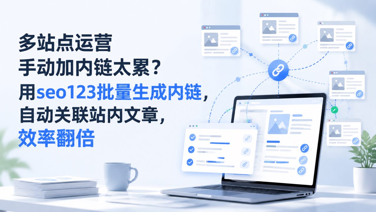 Tired of manually adding internal links for multi-site operations? Use seo123 to batch generate internal links, automatically关联 site articles, doubling efficiency