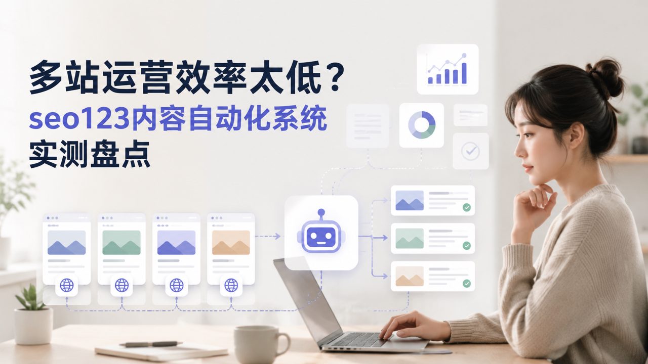 Multi-site operation efficiency too low? seo123 content automation system real-world test review