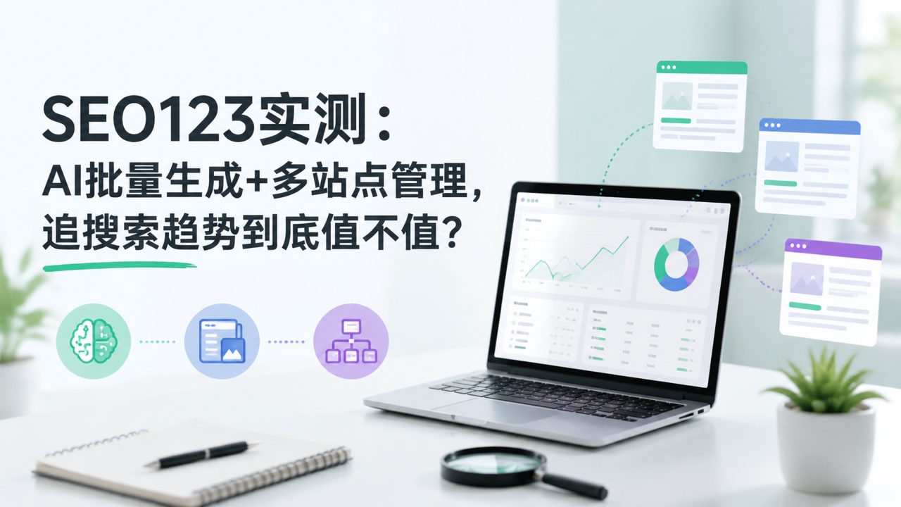 SEO123 Hands-on Review: Is AI Batch Generation + Multi-Site Management Worth It for Chasing Search Trends?
