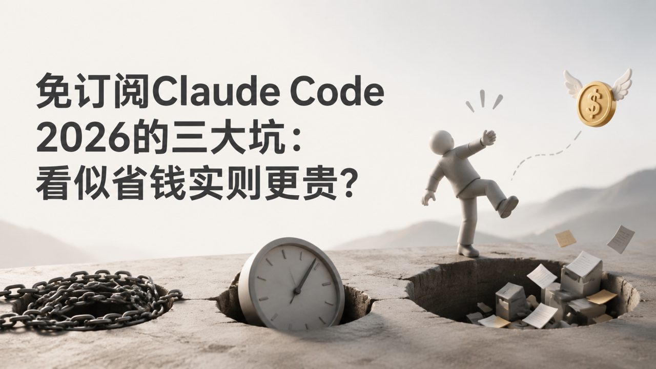 The Three Big Pitfalls of Free Subscription to Claude Code 2026: Seemingly Saving Money, but Actually More Expensive?