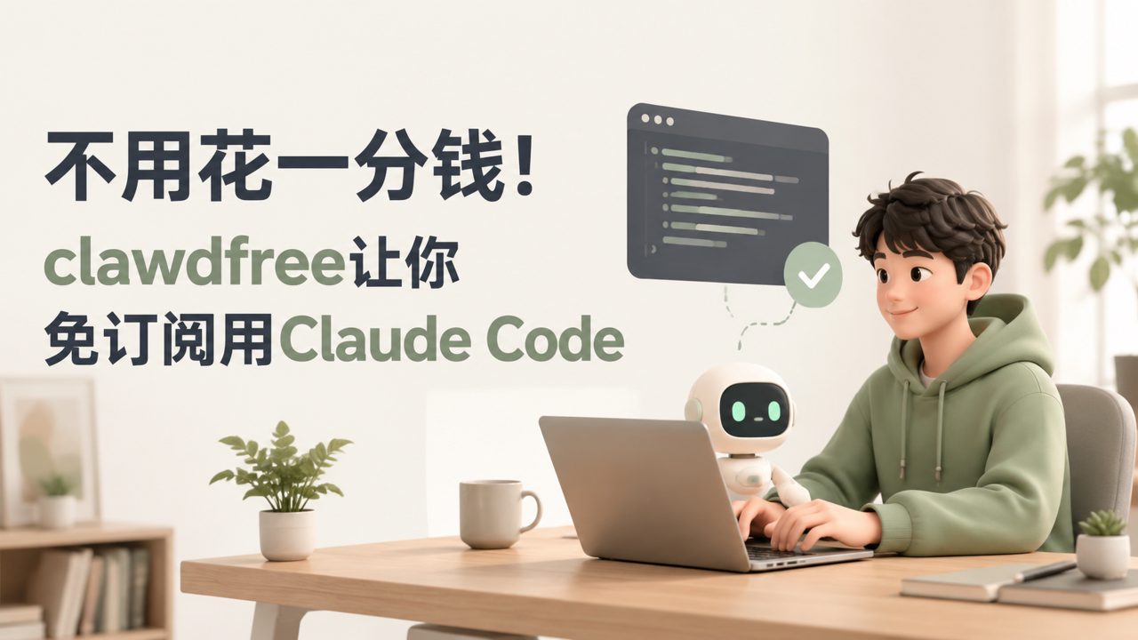 No need to spend a cent! clawdfree lets you use Claude Code without a subscription