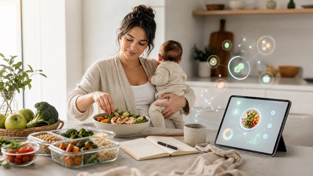 My Postpartum Weight Loss Meal Plan: Using AI to Simplify Tracking