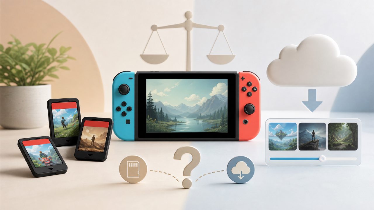 Switch Game Cartridge vs Digital: How to Choose? Complete FAQ