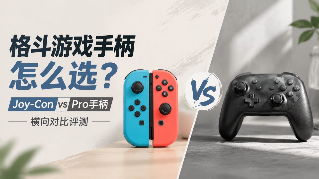 格斗游戏手柄怎么选？Joy-Con vs Pro手柄横向对比评测