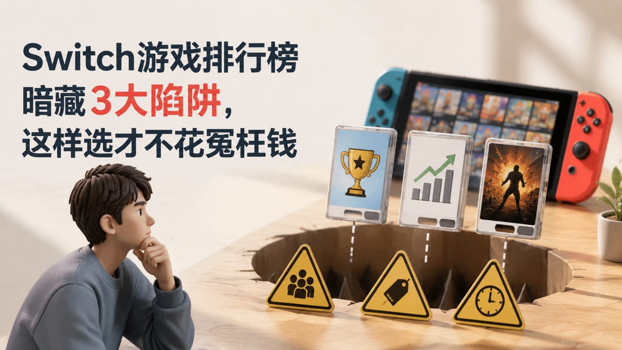 Switch游戏排行榜暗藏3大陷阱，这样选才不花冤枉钱