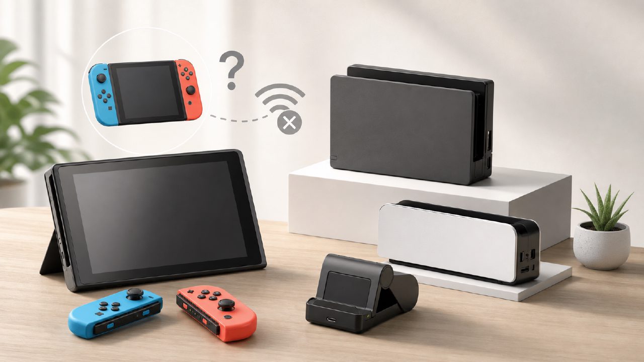 Switch新手必看：Joy-Con连不上？底座怎么选？型号全解析