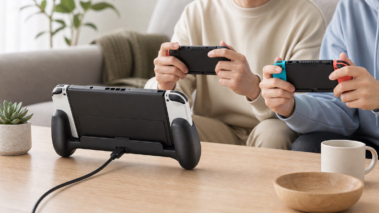 Switch Charging Grip Review: Say Goodbye to the Awkwardness of Playing While Charging, a Must-Have for Two-Player Games