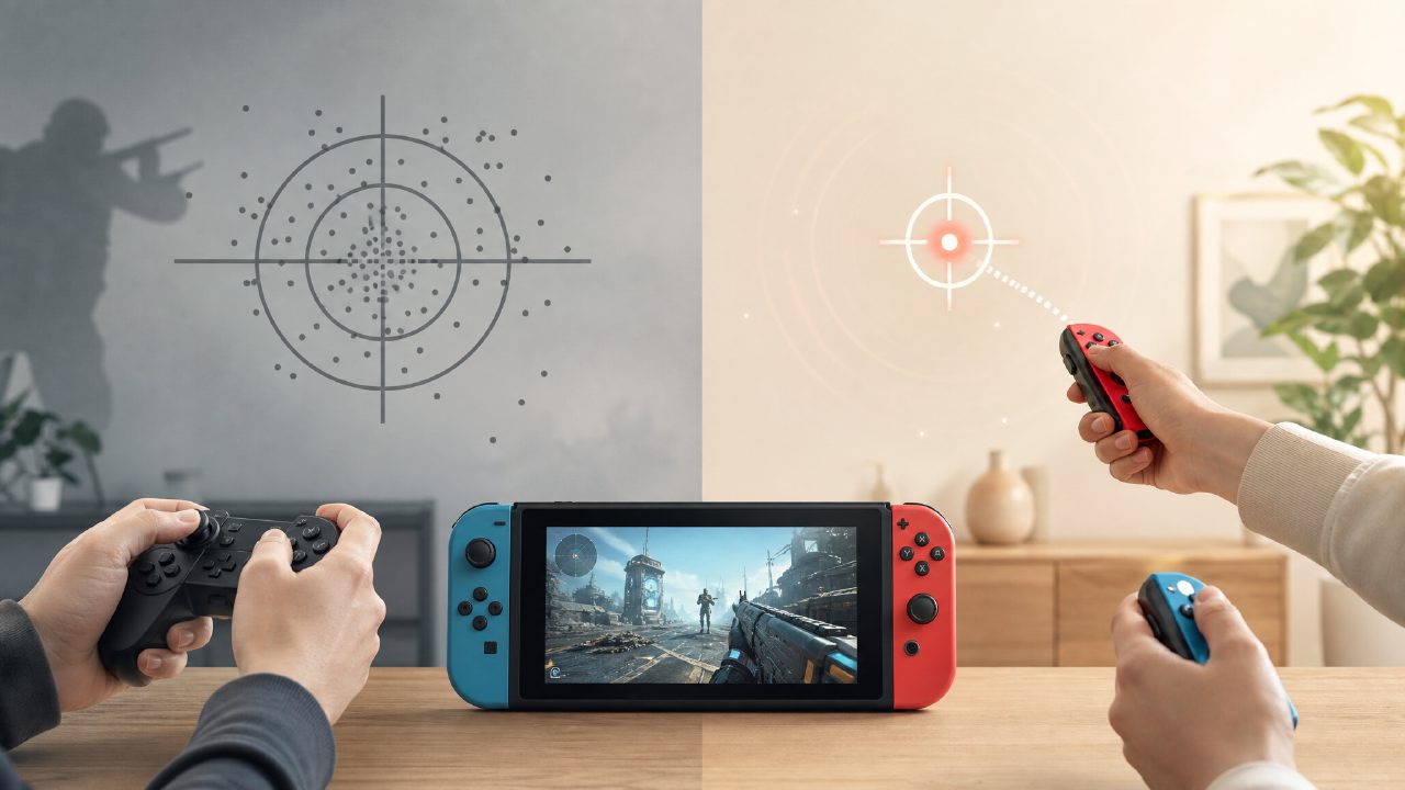 Switch射击游戏体验真相：体感瞄准是救星还是噱头？