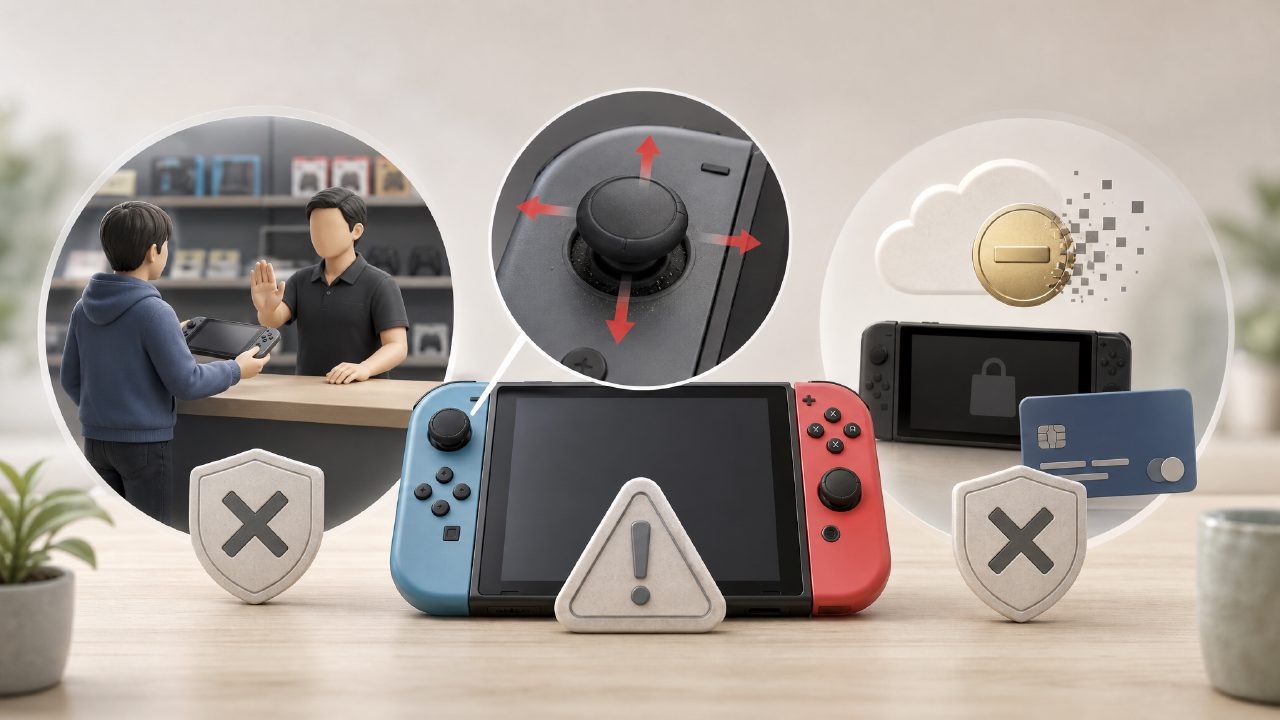 Switch保修避坑指南：店保、漂移、数字退款三大雷区