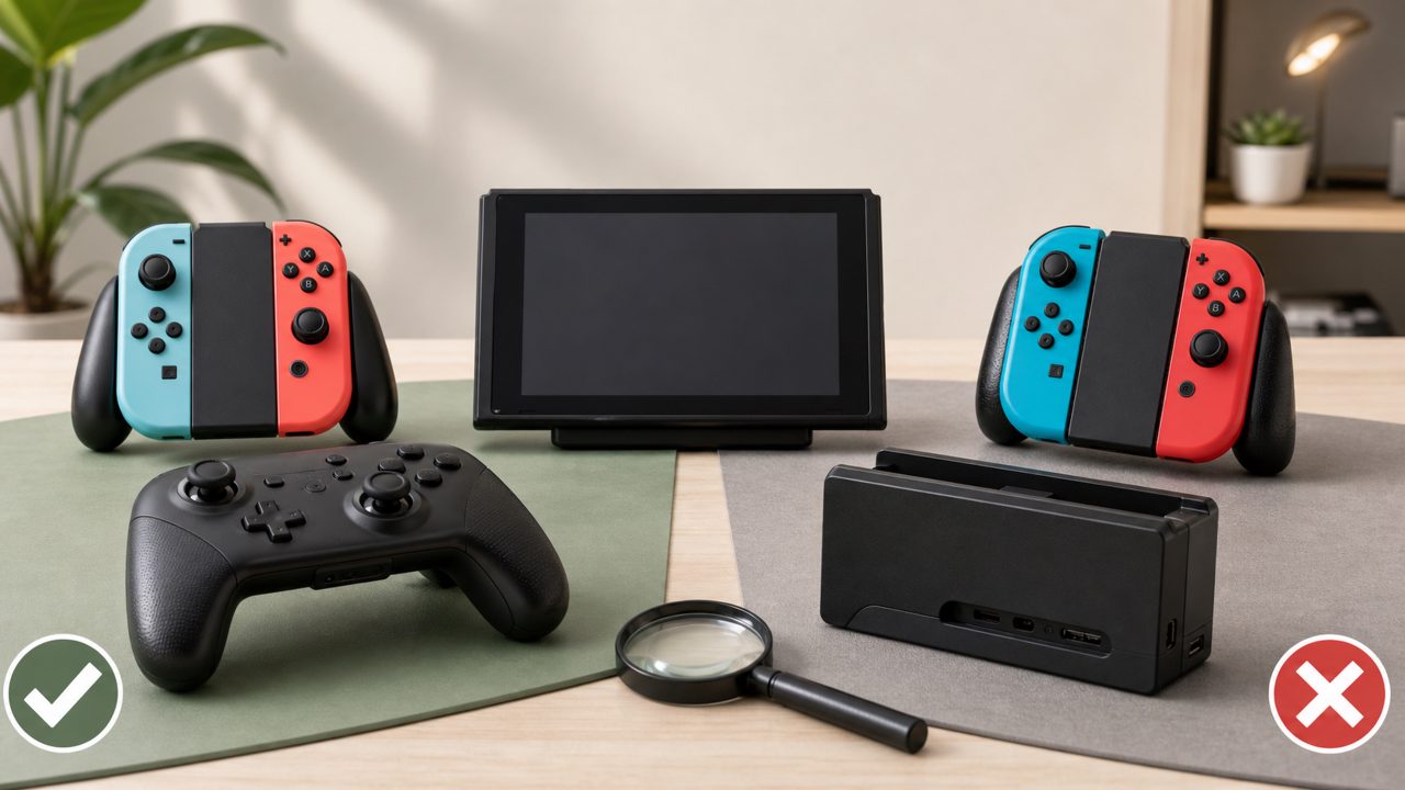 Switch配件避坑实测：Joy-Con替换手柄与第三方底座真实对比