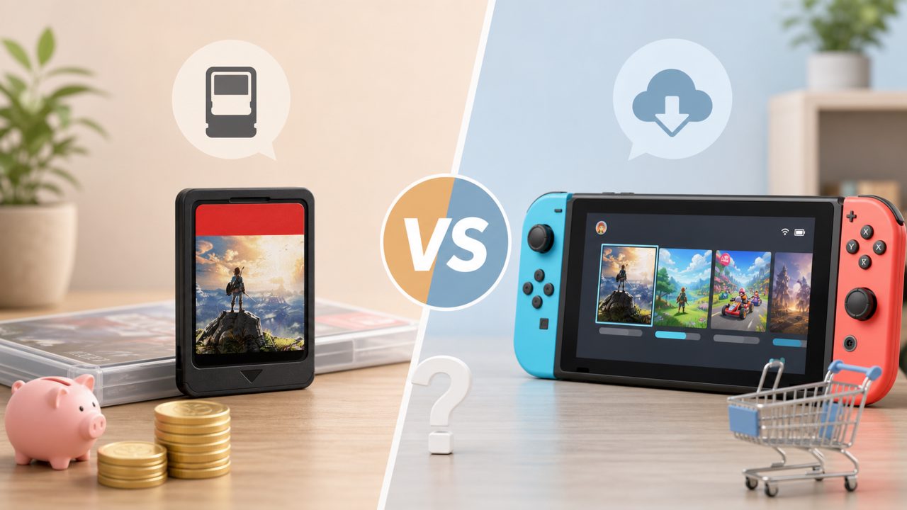 Switch实体卡带vs数字版：哪个更划算？常见问题全解析