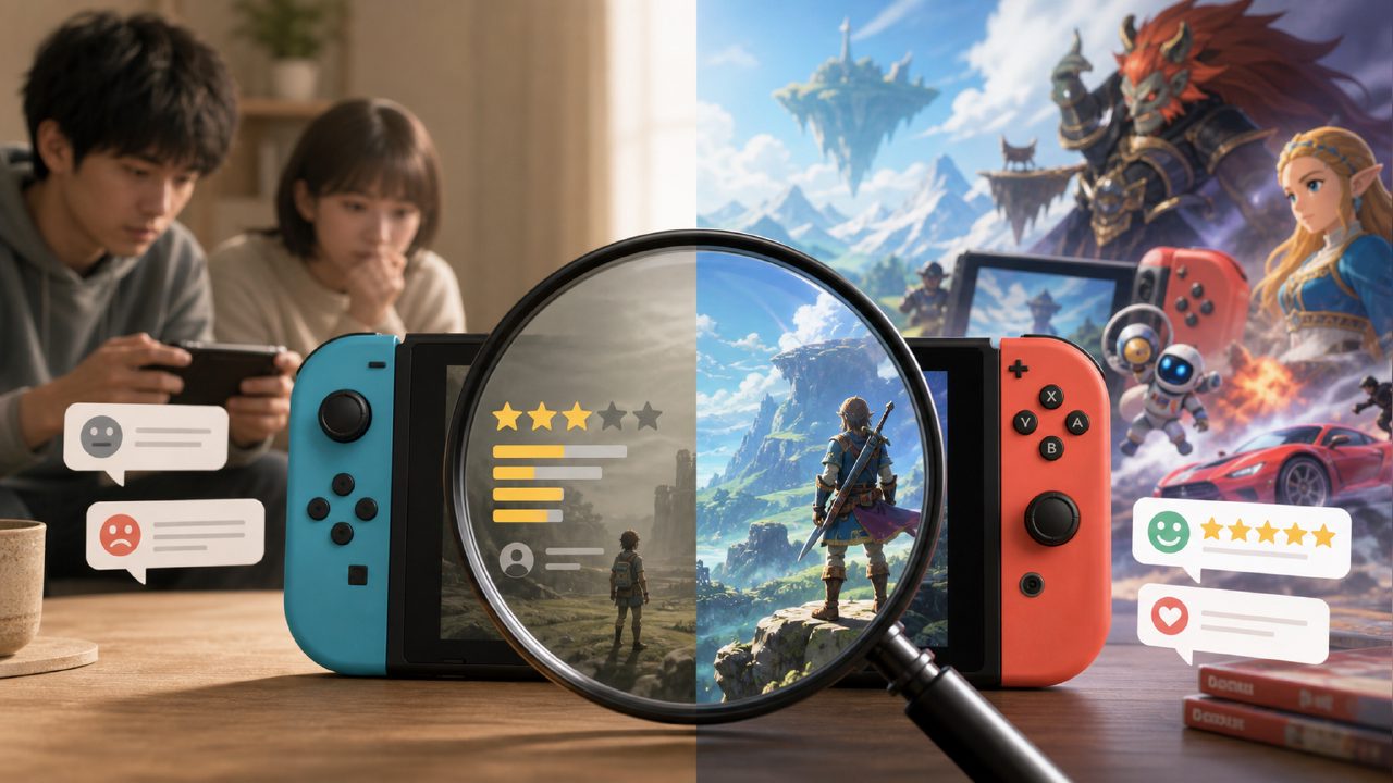 Switch游戏高分揭秘：如何识破玩家口碑与宣发包装