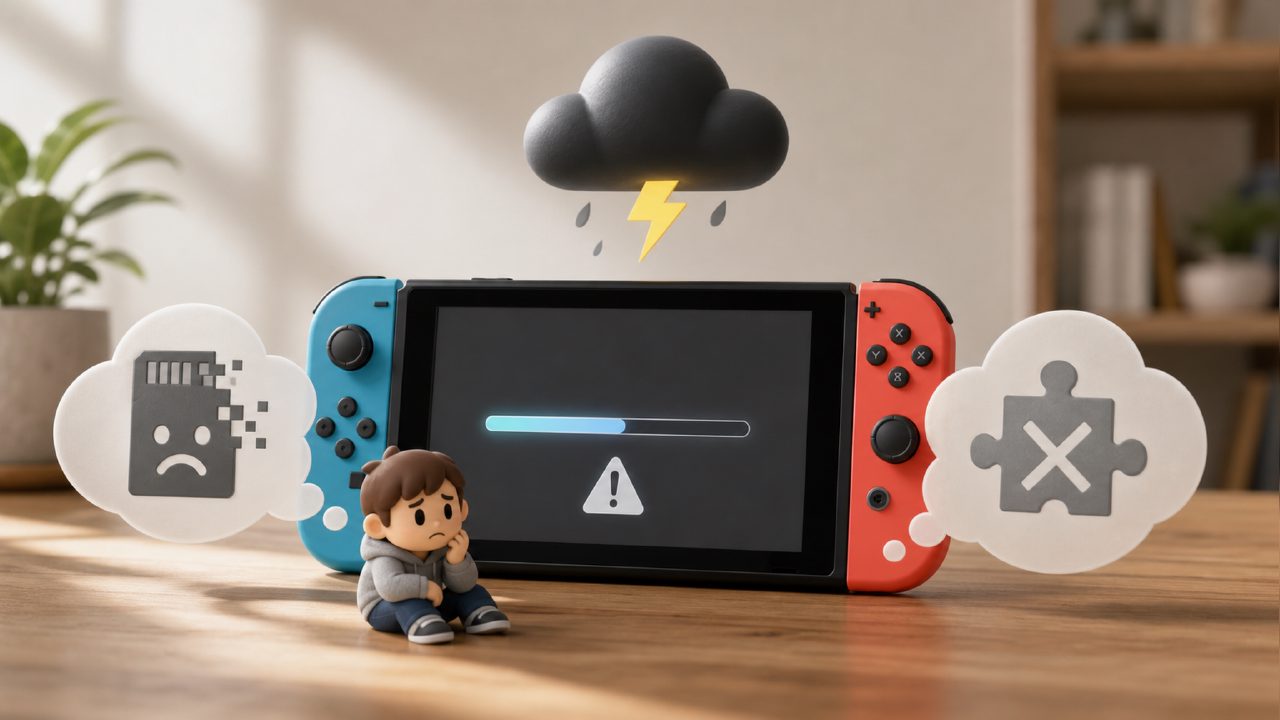 Switch游戏更新别乱点！小心存档丢失和DLC失效，这些坑你踩过吗？