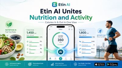 Etin AI Unites Nutrition and Activity: Calories In & Out in One View