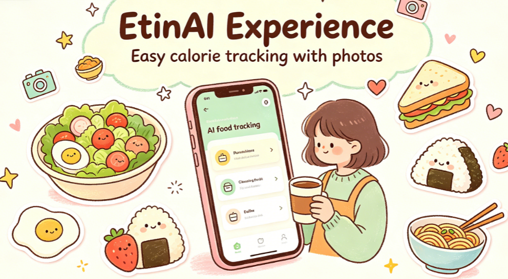 After two weeks with EtinAI, I finally stuck with food logging