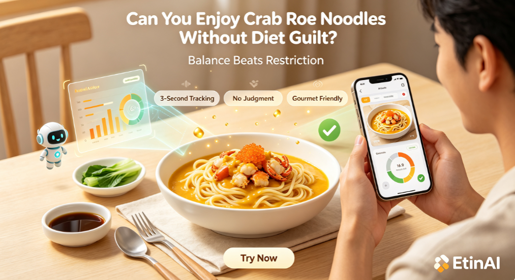 Can You Enjoy Luxurious Crab Roe Noodles Without Diet Guilt?