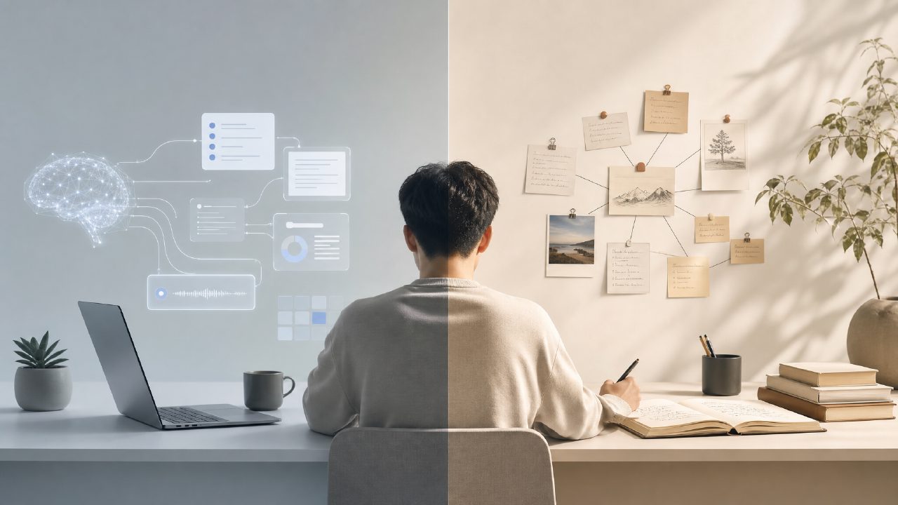 AI Note-Taking vs. Second Brain: Does Automation Beat Manual Effort?