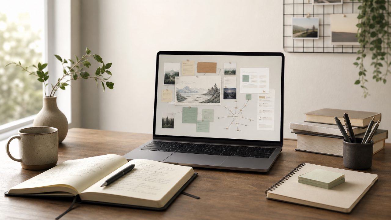 Testing Tidenote for Creative Writing: A Honest Look at Its Brainstorming & Organization Tools