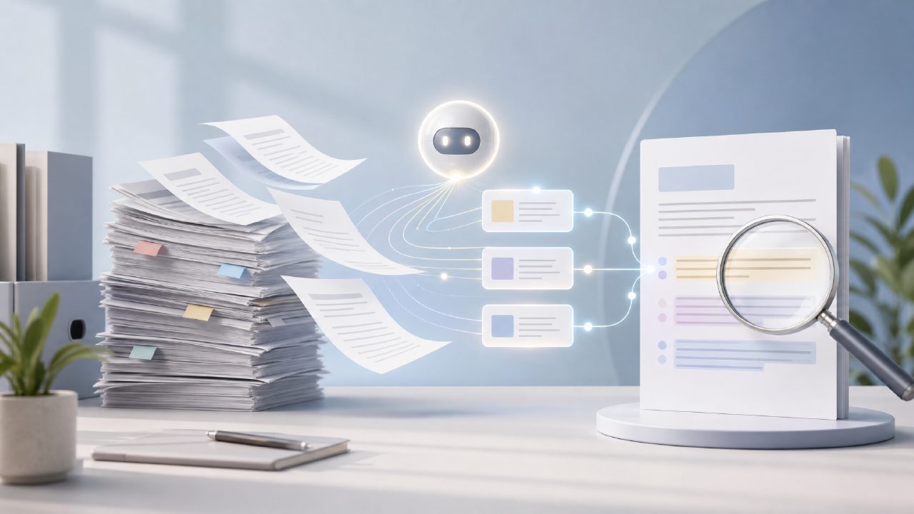 PDF文档管理不再头疼！用docly AI自动提取摘要，秒速定位关键内容