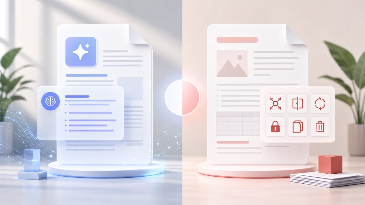Docly vs iLovePDF: AI Summarization Meets Classic PDF Editing